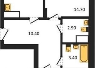 Продам 2-комнатную квартиру, 58.6 м2, Воронеж, бульвар Содружества, 1