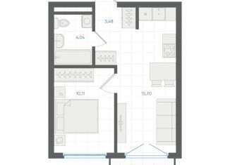 Продажа 1-ком. квартиры, 34.7 м2, Екатеринбург, Ленинский район