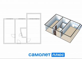 Продам 2-ком. квартиру, 44.6 м2, Кемерово, Спортивная улица, 16А