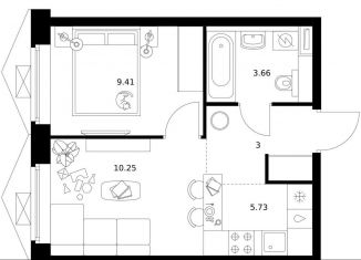 Продажа 1-комнатной квартиры, 32.1 м2, Москва, метро Ховрино, жилой комплекс Бусиновский Парк, 1.3