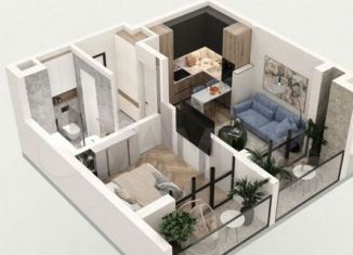 Продается однокомнатная квартира, 39.3 м2, поселок городского типа Коктебель