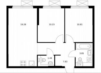 Продам 2-ком. квартиру, 53 м2, Москва, район Очаково-Матвеевское