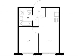 Продам однокомнатную квартиру, 33.2 м2, Москва, Алтуфьевский район