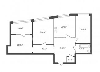 Продажа 3-комнатной квартиры, 127 м2, Тюмень, улица Максима Горького, 90