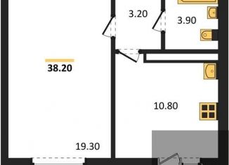 Продажа 1-ком. квартиры, 38.2 м2, Воронеж, улица Шидловского, 28