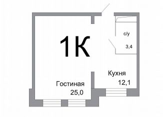 Продается 1-ком. квартира, 40.5 м2, Кисловодск, проспект Победы, 43А