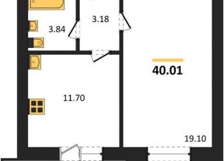 Продается однокомнатная квартира, 40 м2, село Александровка