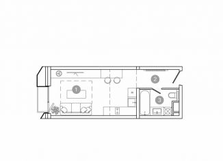 Продаю квартиру студию, 27.2 м2, Москва