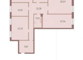 4-комнатная квартира на продажу, 178.8 м2, Санкт-Петербург, метро Крестовский остров, Петровский проспект, 11к3