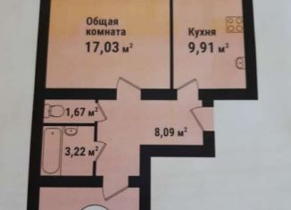 2-комнатная квартира на продажу, 54 м2, Тамбов, Запрудный проезд, 6