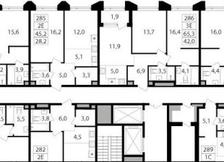 Продам 3-комнатную квартиру, 63.4 м2, Москва, станция Гражданская, жилой комплекс Петровский парк II, к1