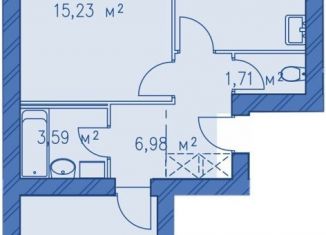 Продается 2-ком. квартира, 64.7 м2, посёлок Красный Бор, Заволжская улица, 1