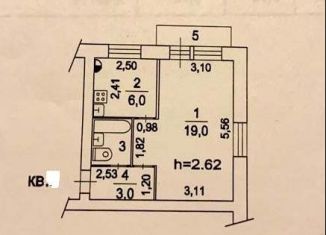 Продаю 1-комнатную квартиру, 32 м2, рабочий посёлок Малаховка, Дачная улица, 4