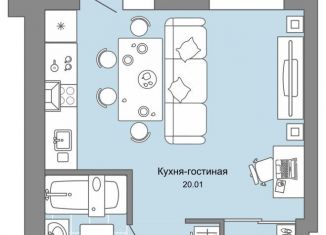 Продается квартира студия, 29 м2, Кировская область, улица Дмитрия Козулева, 2