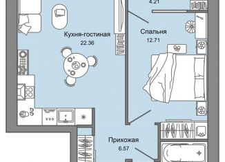 2-комнатная квартира на продажу, 51 м2, Кировская область