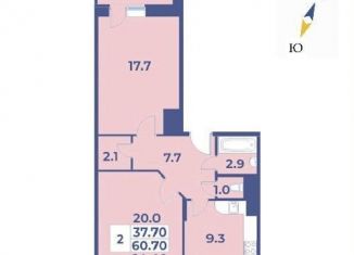 Продам 2-комнатную квартиру, 64.4 м2, поселение Первомайское, жилой комплекс Эдельвейс, к5А