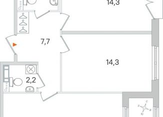 Продажа двухкомнатной квартиры, 63.6 м2, Пушкин
