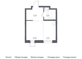 Квартира на продажу студия, 27.6 м2, Люберцы, жилой комплекс Люберцы 2020, к70