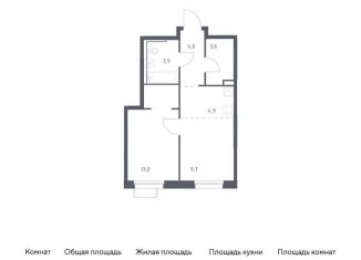 Продается 1-комнатная квартира, 39.1 м2, Приморский край, улица Сабанеева, 1.1