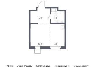 Продажа квартиры студии, 27.6 м2, Московская область, жилой комплекс Люберцы 2020, к70