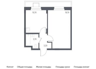 Продажа однокомнатной квартиры, 36.3 м2, Люберцы, жилой комплекс Люберцы 2020, к70