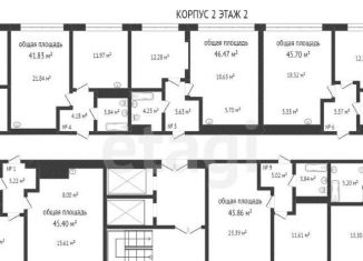 Продается 1-комнатная квартира, 43.9 м2, Кемерово, улица Сарыгина, 31к2, ЖК Времена Года