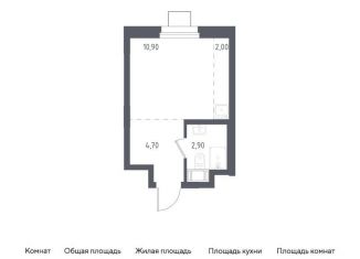 Продаю квартиру студию, 20.5 м2, Московская область, жилой комплекс Люберцы 2020, к70