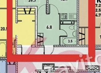 1-ком. квартира на продажу, 38.5 м2, Краснодар, Круговая улица, 4Вк5, ЖК Цветы