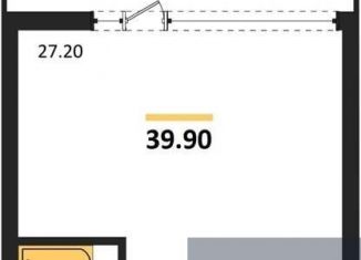 Продам квартиру студию, 39.9 м2, Воронеж, Железнодорожный район