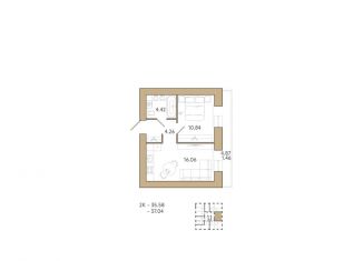 Продам двухкомнатную квартиру, 37 м2, Пенза, 2-й проезд Свердлова, 27