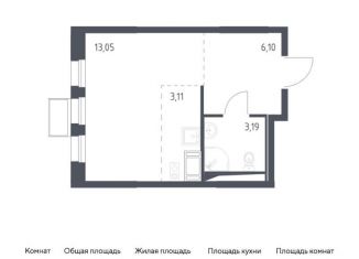 Квартира на продажу студия, 25.5 м2, Московская область, жилой комплекс Горки Парк, к4.2