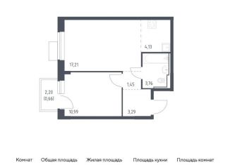 2-ком. квартира на продажу, 41.5 м2, Москва