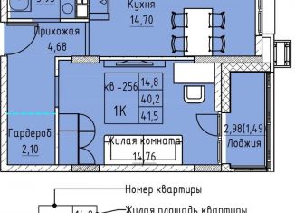 Продажа 1-ком. квартиры, 41.5 м2, Забайкальский край