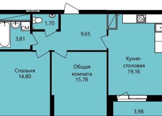 Продам 2-комнатную квартиру, 66.9 м2, Мордовия