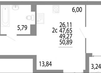 Продается 2-комнатная квартира, 49.3 м2, Екатеринбург, метро Чкаловская
