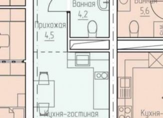 Продам квартиру со свободной планировкой, 23.3 м2, Чечня, проспект В.В. Путина, 2