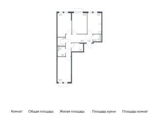 Продажа 3-ком. квартиры, 78.4 м2, Московская область