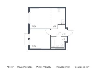 Продам однокомнатную квартиру, 37.7 м2, Московская область