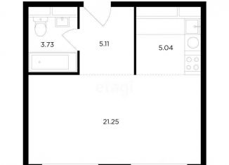 Продажа 1-ком. квартиры, 35.2 м2, Москва, ЖК ТопХиллз, Электролитный проезд, 7к5