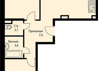 Продаю 3-комнатную квартиру, 70.9 м2, посёлок Берёзовый