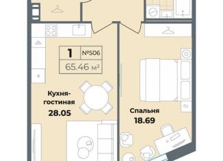 1-ком. квартира на продажу, 65.5 м2, Санкт-Петербург, метро Лиговский проспект