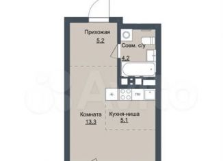 Продается квартира студия, 29 м2, Ижевск, жилой комплекс Истории, 1, ЖК Истории