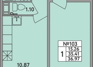 Продажа 1-комнатной квартиры, 35.4 м2, деревня Новое Девяткино, деревня Новое Девяткино, 115, ЖК Удача