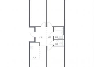 Продажа 4-ком. квартиры, 80.6 м2, село Лайково