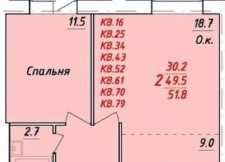Сдача в аренду однокомнатной квартиры, 51.8 м2, Новоалтайск, улица Титова, 8