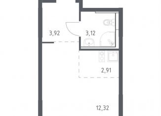 Продам квартиру студию, 22.3 м2, Мытищи, ЖК Мытищи Парк