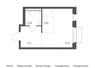 Квартира на продажу студия, 25.9 м2, Москва, жилой комплекс Квартал Марьино, к1