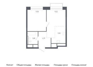 Продажа 1-комнатной квартиры, 36.9 м2, Балашиха, жилой квартал Новоград Павлино, к8