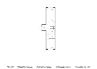Продам однокомнатную квартиру, 47 м2, Балашиха, жилой квартал Новоград Павлино, к8