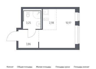 Продам квартиру студию, 21.1 м2, Санкт-Петербург, ЖК Живи в Рыбацком